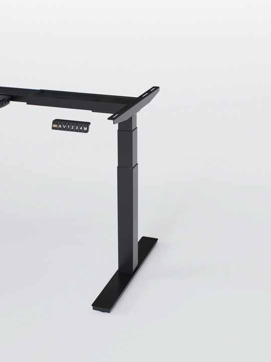 AUM WORLD_PIEDS DE BUREAU REGLABLE EN HAUTEUR_ADVANCED_NOIR_DETAIL