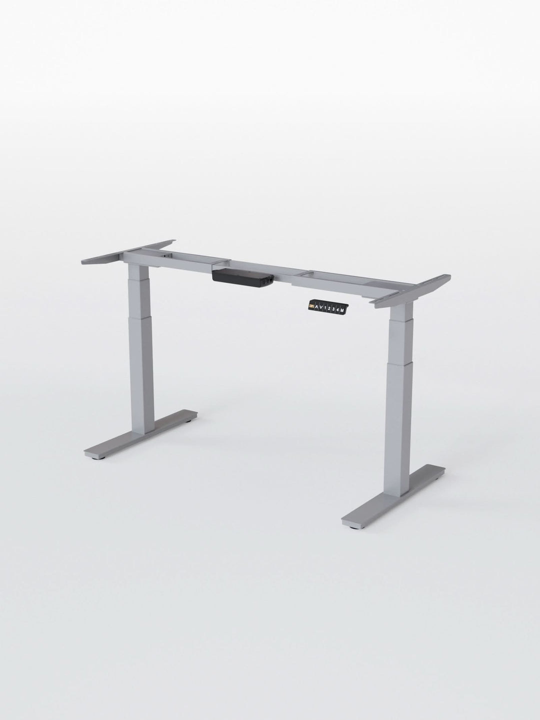 AUM WORLD_PIEDS DE BUREAU REGLABLE EN HAUTEUR_ADVANCED_GRIS