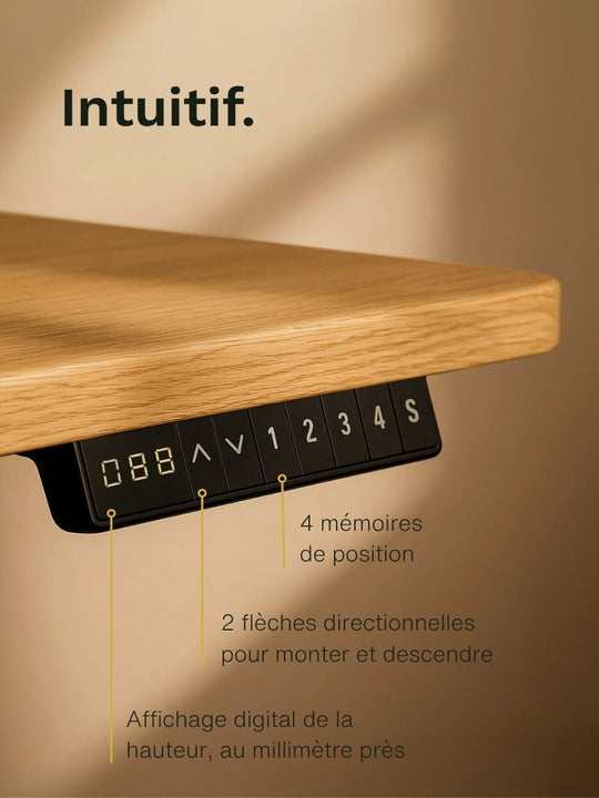 Console de commande bureau Assis Debout ADVANCED par AUM WORLD