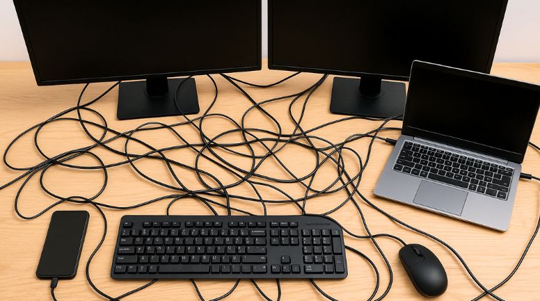 AW_GESTION DES CABLES_GOULOTTE_Envie de cacher les câbles sous votre bureau ?