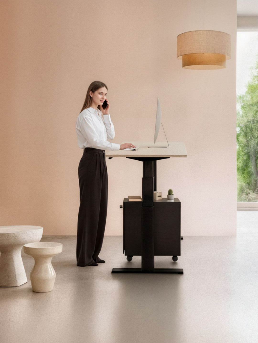 Bureau Assis Debout AUM WORLD Made in France