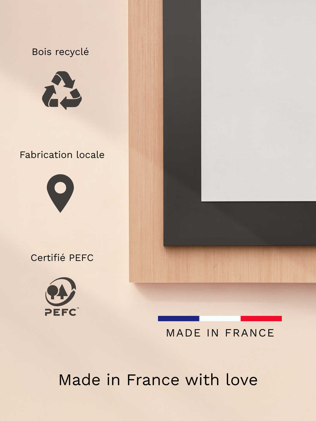 Plateaux de burea en bois made in France