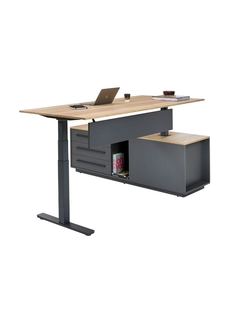 AW_BUREAU DE DIRECTION REGLABLE EN HAUTEUR AVEC RANGEMENT_PRESTIGE_AVEC ACCESSOIRES_VUE DE VISITEUR_05