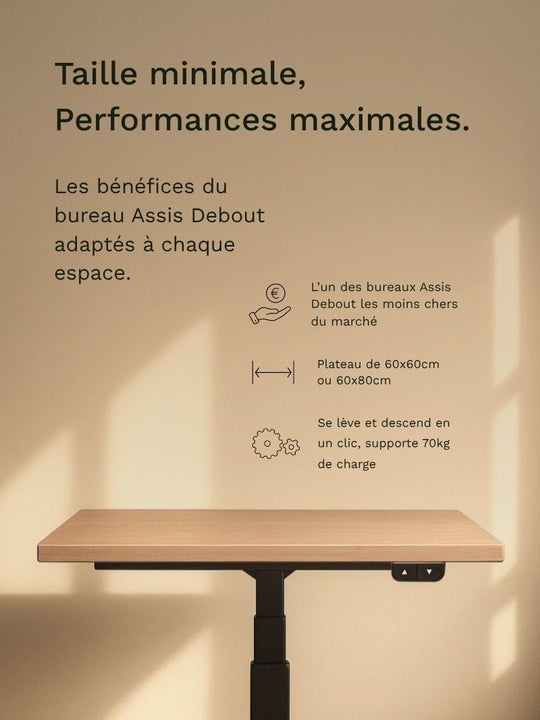 Petit Bureau Assis Debout MINI PLUS AUM WORLD