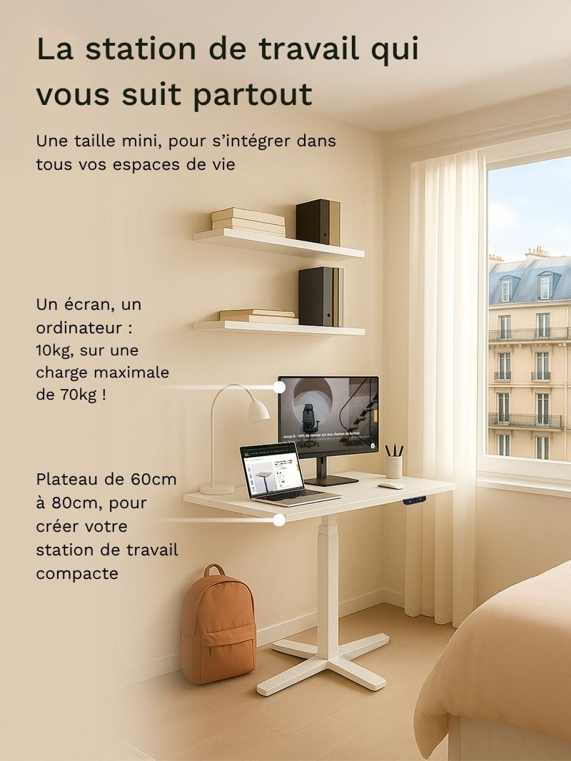 Bureau Assis Debout nomade MINI PLUS AUM WORLD