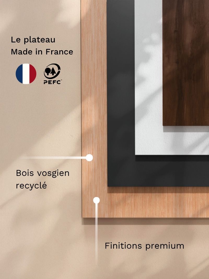 Plateau de bureau Assis Debout MINI PLUS AUM WORLD Made in France