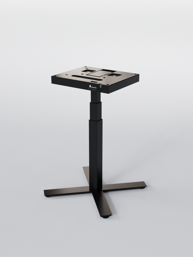 Pieds de Bureau Électrique Réglable en Hauteur - MINI PLUS - Noir _ Copyrights AUM WORLD 2024
