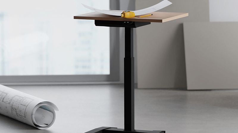 Roulettes facile et robuste pour bureau Assis Debout