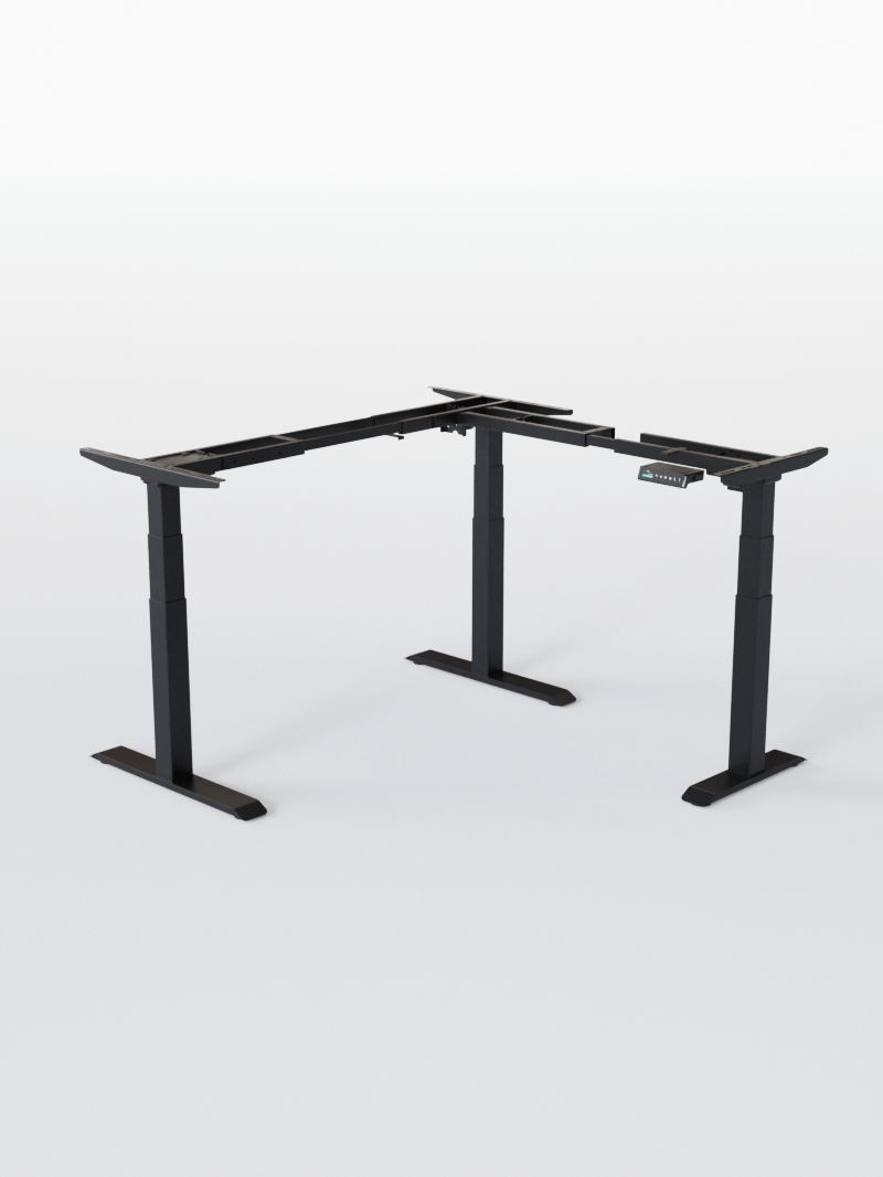 Pieds de Bureau d'Angle Électrique Réglable en Hauteur - TRIPOD PRO_NOIR_Copyrights_AUM WORLD_2024