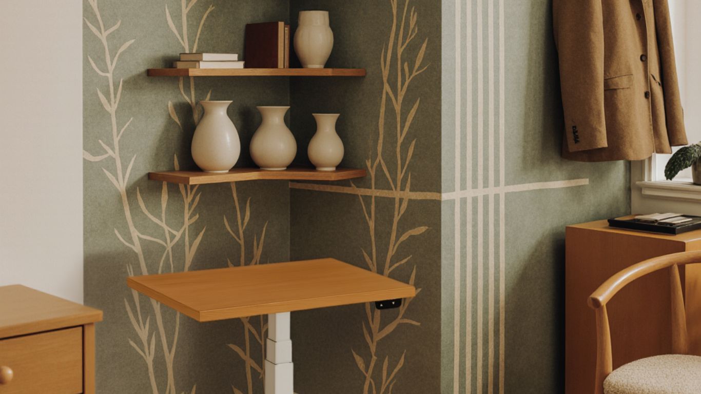 Comment puis-je cacher mon bureau dans un petit espace ?