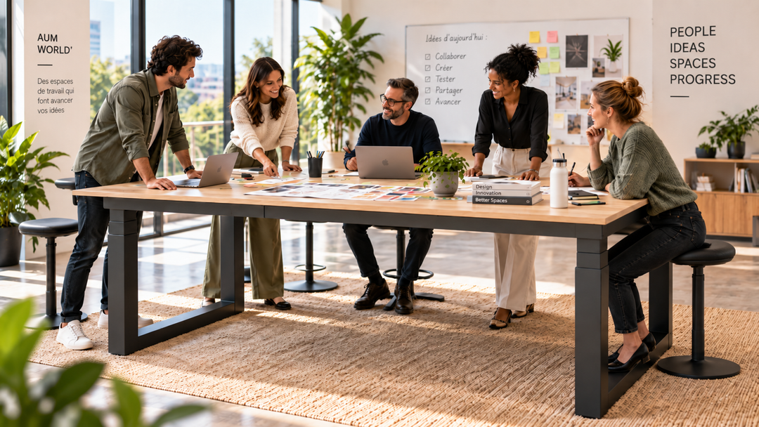 Quels bureaux Assis Debout choisir pour des espaces de formation ou des salles de créativité ?