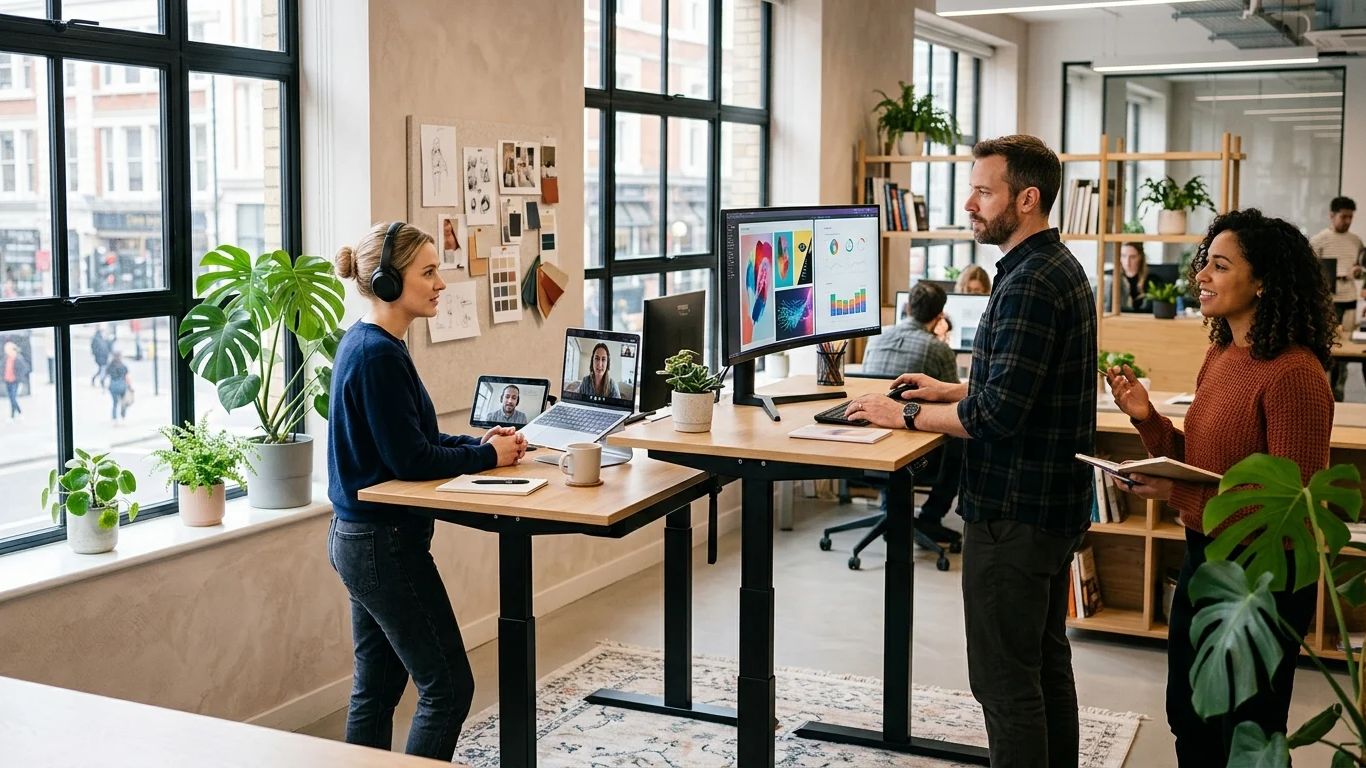 Quels bureaux Assis Debout pour équiper une équipe marketing ou communication ?