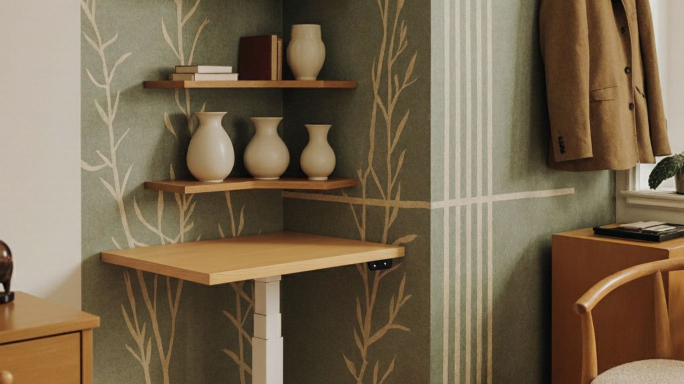 Comment puis-je cacher mon bureau dans un petit espace ?