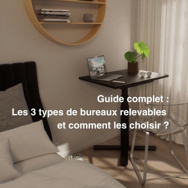 Guide complet : Les 3 types de bureaux relevables et comment les choisir ?