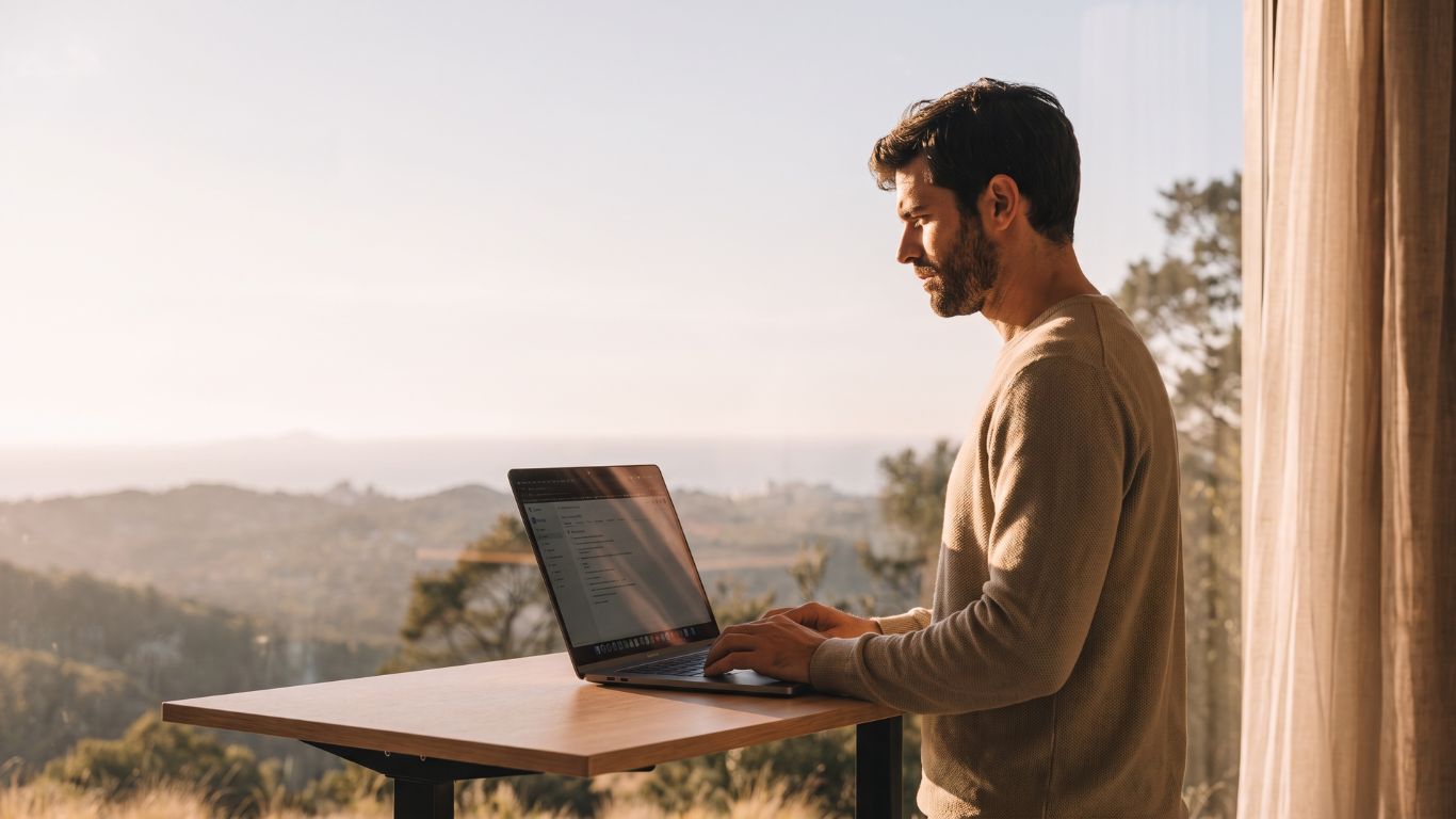 Bureau Assis Debout et lumière naturelle : bien placer son poste de travail
