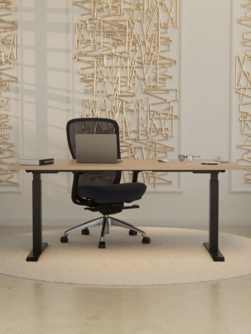 Bureau Assis Debout Électrique - ADVANCED LITE GO_Copyrights_AUM WORLD_2024