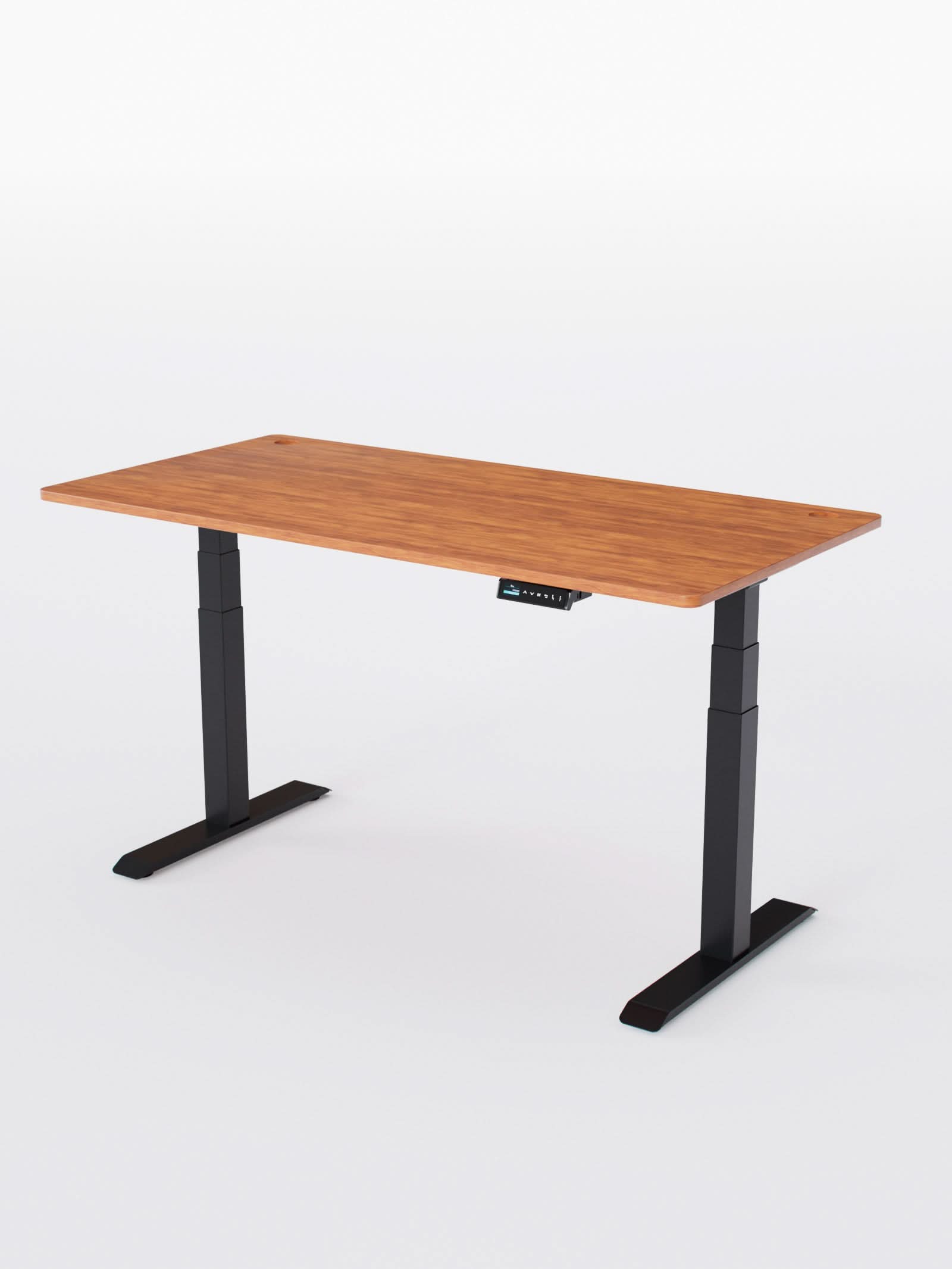 Bureau Assis Debout Électrique | ADVANCED PRO - Plateau PREMIUM OAK