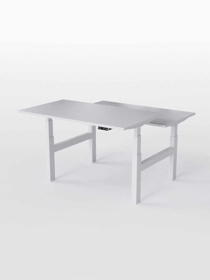 Bench Réglable Électrique 2 Postes de Travail Ports USB A & C DUO