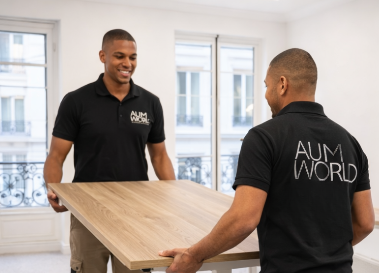 AUM_WORLD_SERVICE_PREMIUM_01_Livraison et Montage