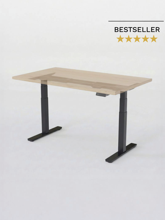 Bureau Assis Debout Electronique_ADVANCED GO_Puissance_Fiabilité_Qualité_Ports USB_Cadre Réglable en Hauteur