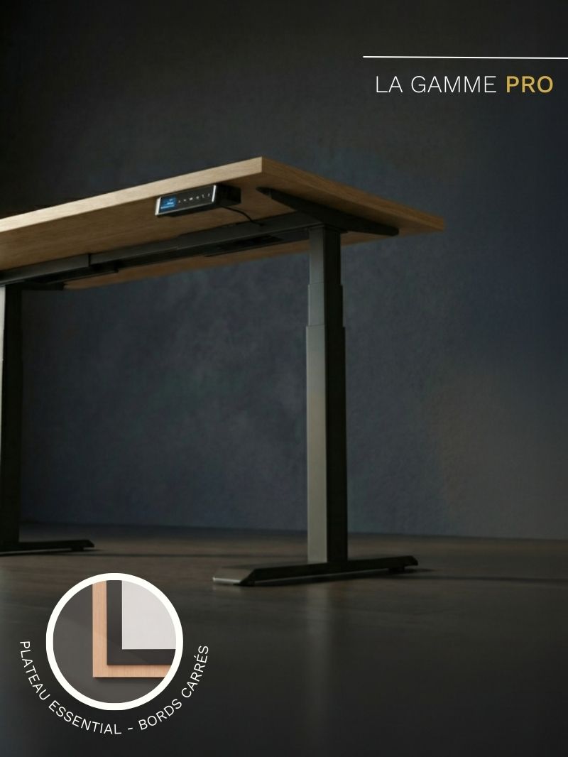 Advanced Pro - Plateau Essential | Bureau Assis Debout Électrique, Hautes Performances