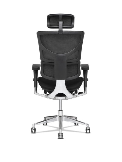 AW_CHAISE ERGONOMIQUE DE DIRECTION ALTIMA_CHROME_NOIR_AVEC APPUI-TETE_VUE ARRIERE