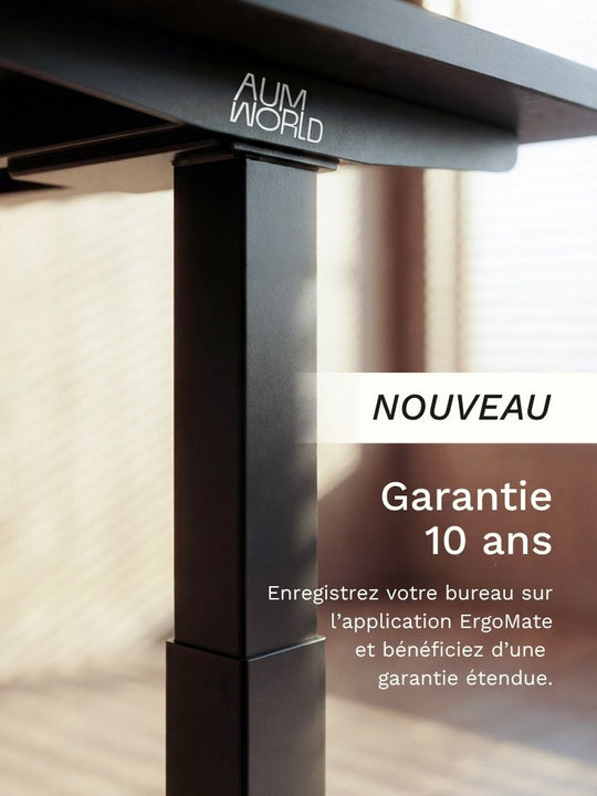 AW_Advanced Pro - Plateau Essential | Bureau Assis Debout Électrique, Hautes Performances_Garantie 10 ans