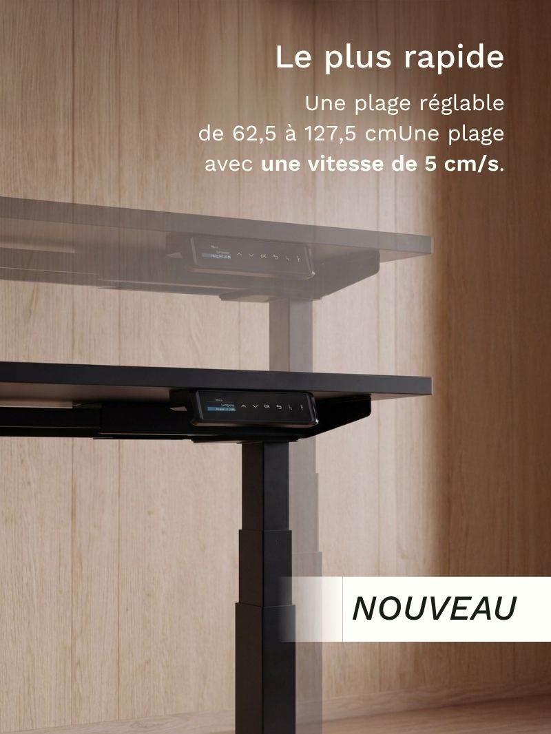 AW_Advanced Pro - Plateau Essential | Bureau Assis Debout Électrique, Hautes Performances_Le plus rapide