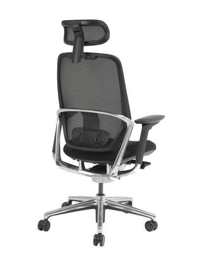 AW_CHAISE ERGONOMIQUE_IMPERIA_NOIR_AVEC APPUI-TETE_VUE 3/4 ARRIERE