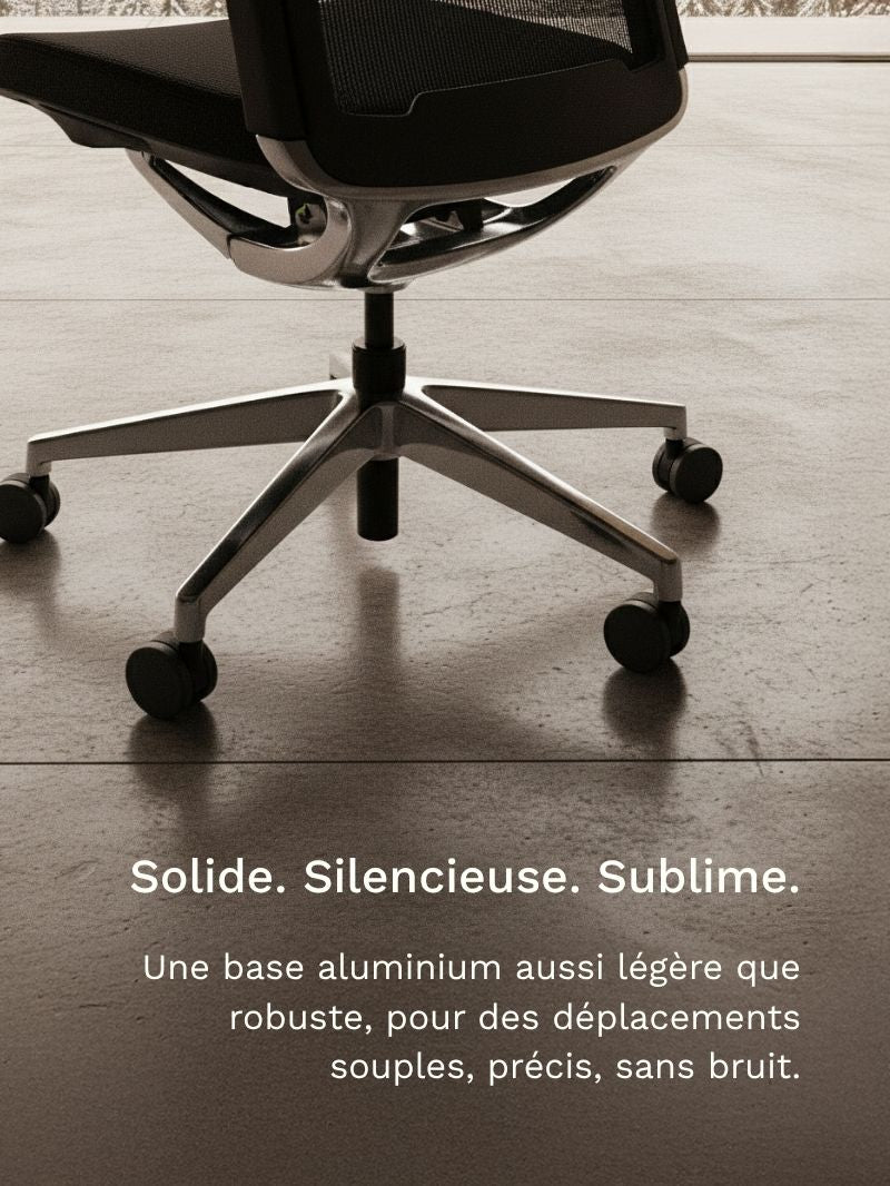 Base en aluminium chaise de direction INVICTA