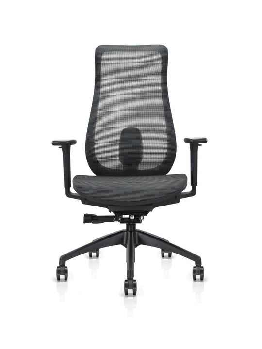AW_CHAISE ERGONOMIQUE DE DIRECTION VECTURA_BLANC_SANS APPUI-TETE_VUE FACE