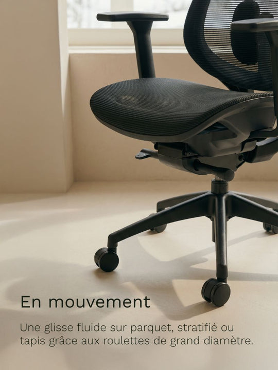 Chaise de bureau LINEO par AUM WORLD, spécialiste de l'ergonomie au travail