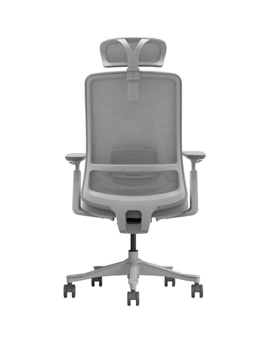 AW_CHAISE ERGONOMIQUE LUNO_GRIS_AVEC APPUI-TETE_VUE ARRIERE