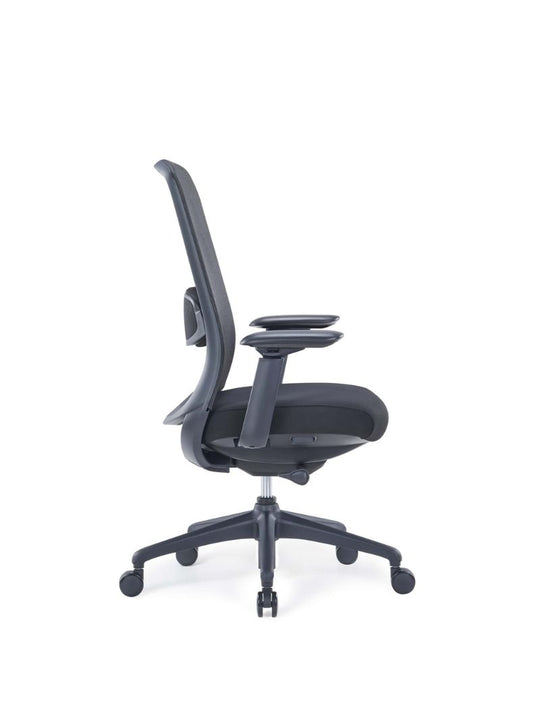 AW_MODULO-1_CHAISE ERGONOMIQUE DE BUREAU SANS APPUI-TETE_VUE LATERALE
