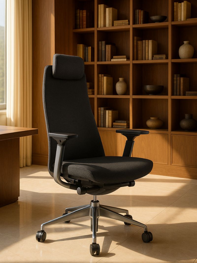 AW_CHAISE ERGONOMIQUE DE DIRECTION NOBILA_BLANC_AVEC APPUI-TETE_VUE EN SITUATION