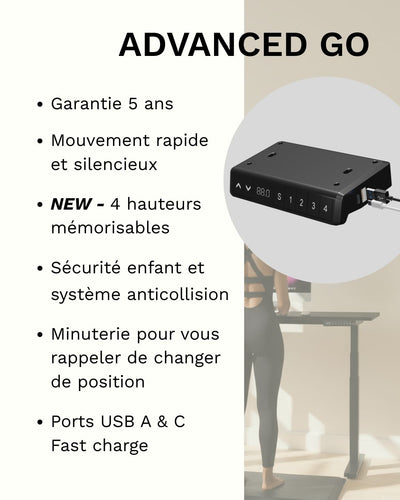 Quel bureau Assis Debout ADVANCED choisir ?