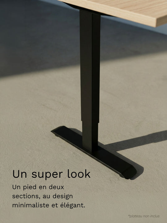 Start 1 | Pieds de Bureau Électrique Réglable en Hauteur - 1 moteur