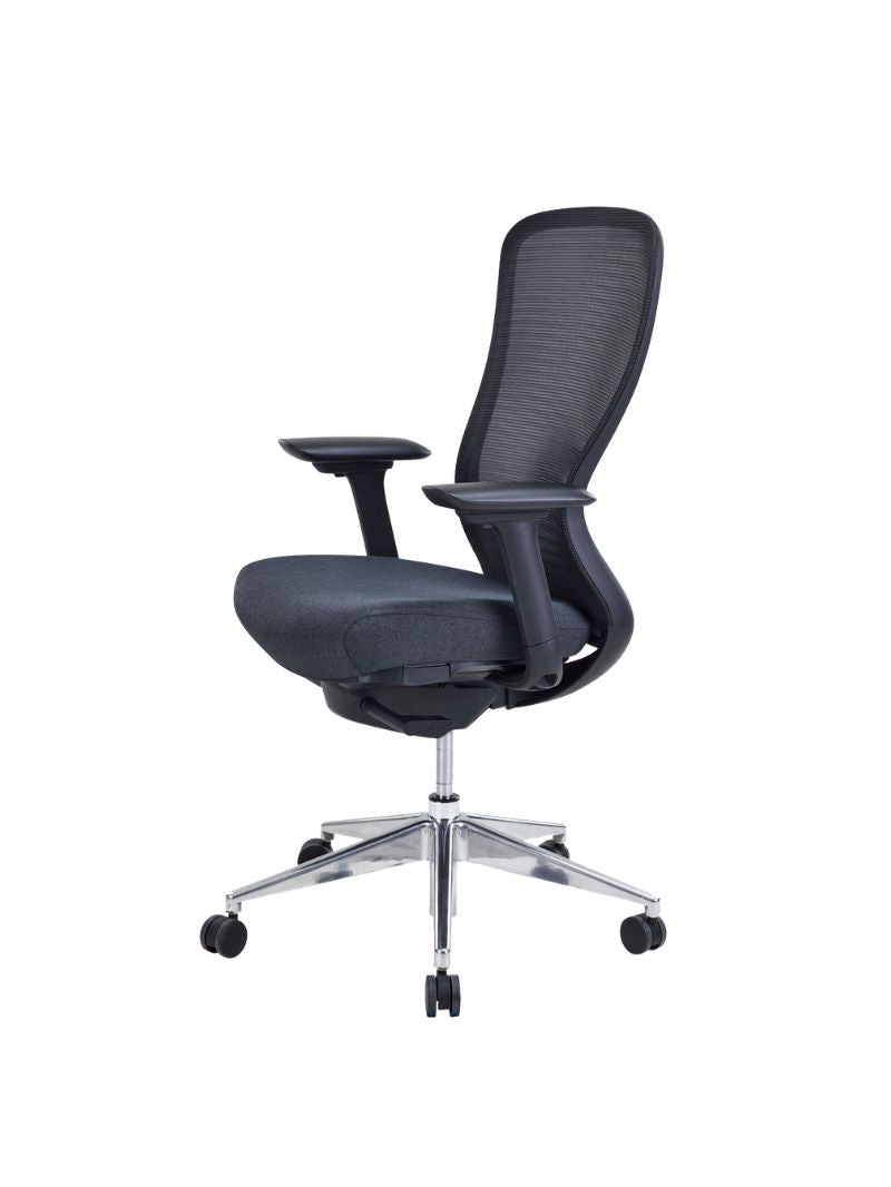 AW_CHAISE ERGONOMIQUE DE DIRECTION ULTIME_GRAPHITE_VUE 3/4 DROITE