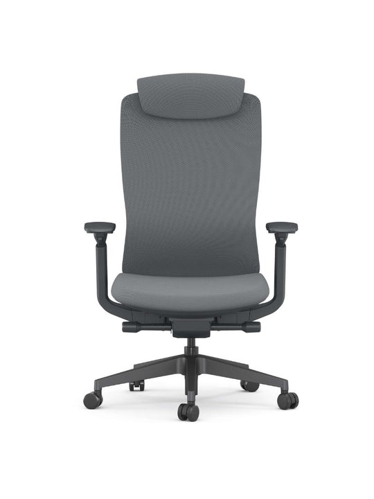 AW_CHAISE ERGONOMIQUE DE DIRECTION VECTURA_NOIR_AVEC APPUI-TETE_VUE FACE