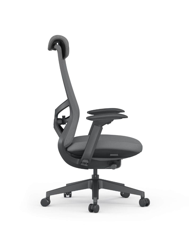 AW_CHAISE ERGONOMIQUE DE DIRECTION VECTURA_NOIR_AVEC APPUI-TETE_VUE LATERALE