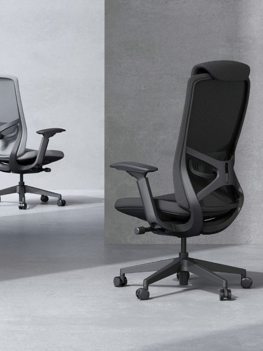 AW_CHAISE ERGONOMIQUE DE DIRECTION VECTURA_NOIR_AVEC APPUI-TETE_VUE EN SITUATION