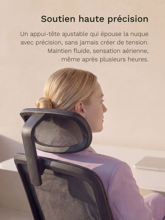 Chaise de Bureau Ergonomique | Modulo 1_Soutien haute précision