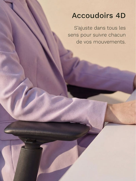 Chaise de Bureau Ergonomique | Modulo 1_Accoudoirs 4D