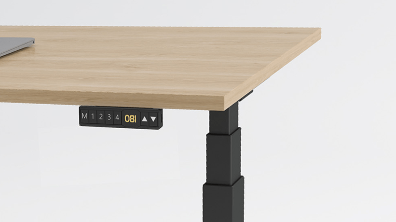image Bureau Assis Debout Électrique | ADVANCED - Plateau ESSENTIAL