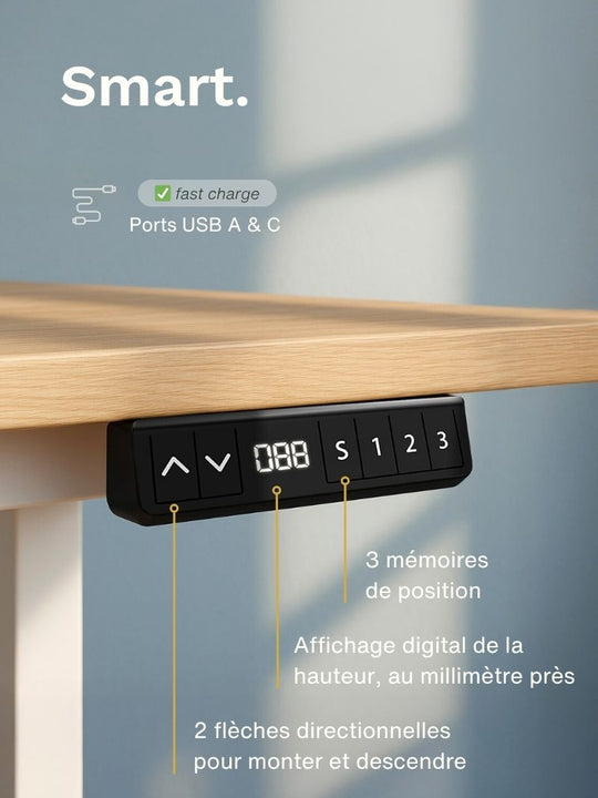 Console de commande bureau Assis Debout ADVANCED GO AUM WORLD