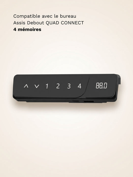 Console de commande pour bureau Assis Debout électrique