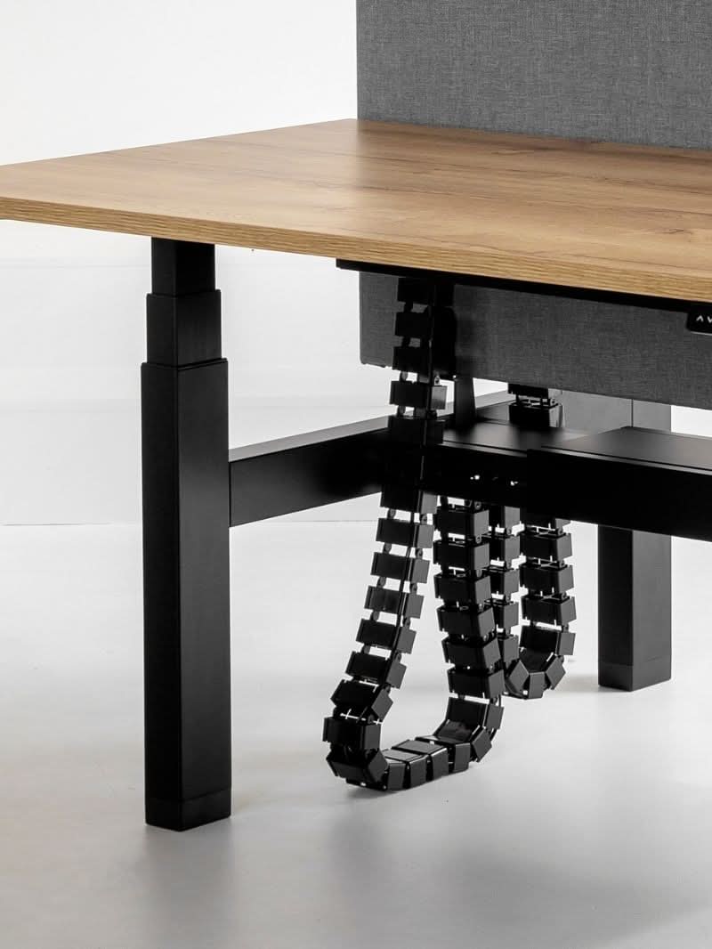 Goulotte_Passe-Câbles_Verticale_130 cm_Bench Bureau_ZOOM