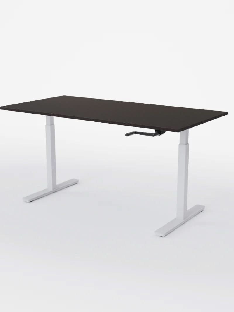 Bureau Assis Debout Réglage Manuel | HANDY GO - Plateau ESSENTIAL