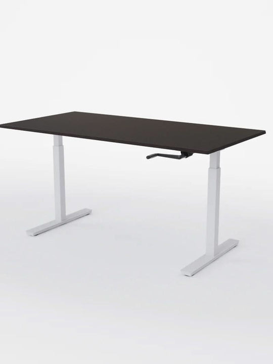 Bureau Assis Debout Réglage Manuel | HANDY GO - Plateau ESSENTIAL