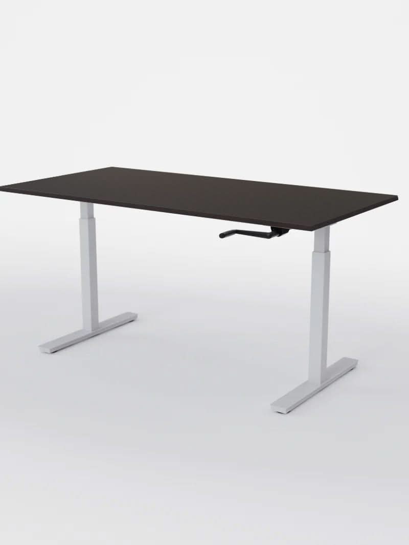 Bureau Assis Debout Réglage Manuel | HANDY GO - Plateau ESSENTIAL